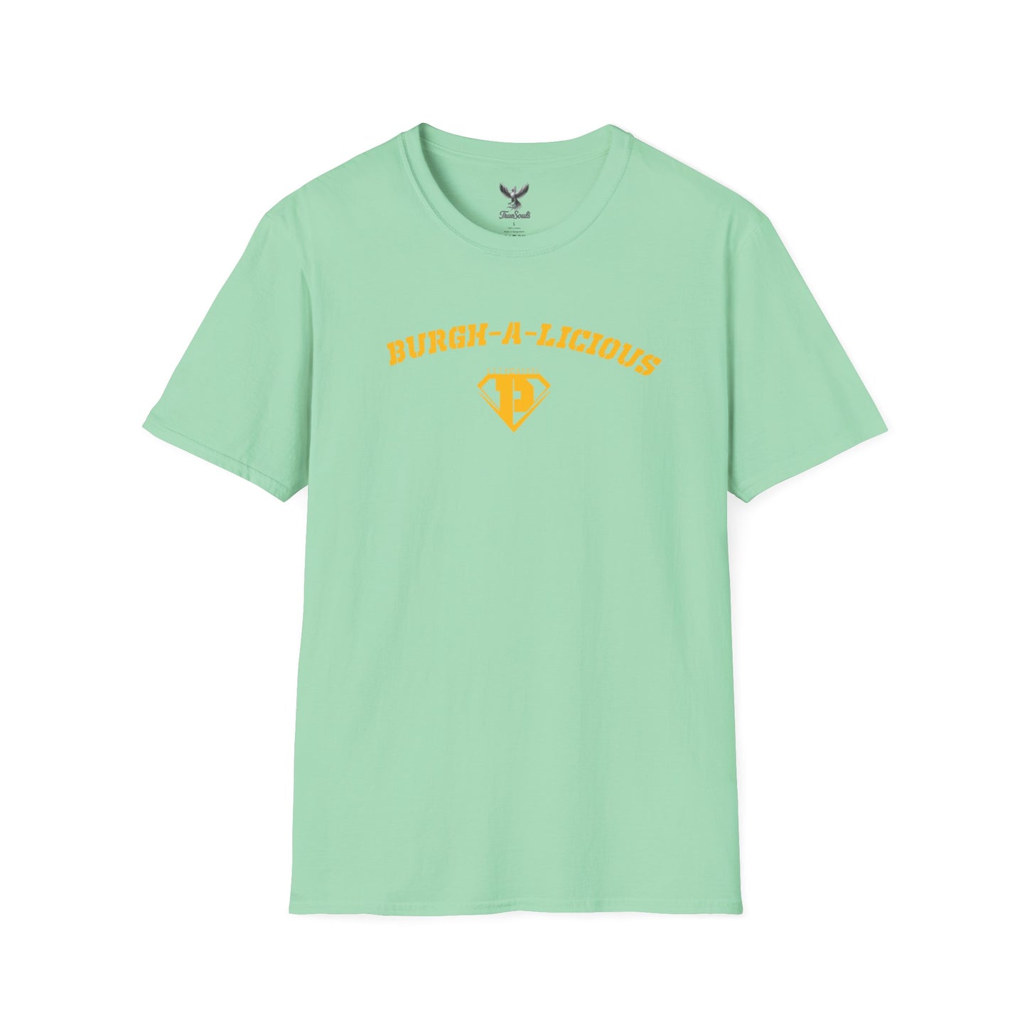 Burgh-A-Licious - City of Steel - Unisex Softstyle T-Shirt Graphic
