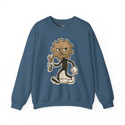 Gear Head - Unisex Crewneck Sweatshirt - Comfortable Stylish Apparel for Everyday Wear