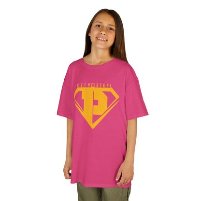 Kids Unisex City of Steel Heavy Cotton Tee