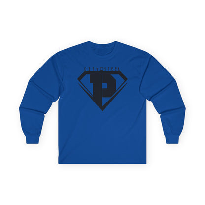 City of Steel Black Out - Long Sleeve Tee - Unisex Ultra Cotton Shirt