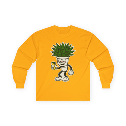 Pot Head - Long Sleeve Tee - Unisex Ultra Cotton Shirt