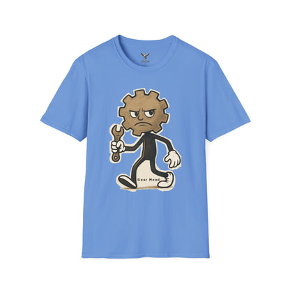Gear Head - Funny T-Shirt - Unisex Softstyle Tee