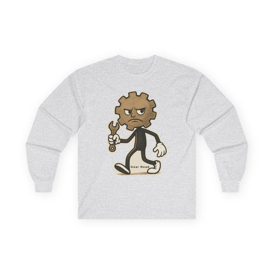 Gear Head - Long Sleeve Tee - Unisex Ultra Cotton Shirt