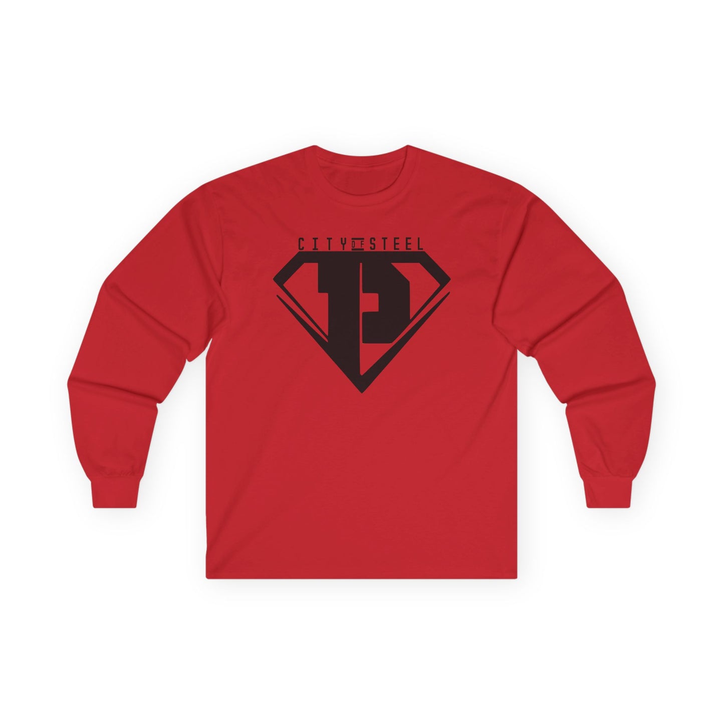 City of Steel Black Out - Long Sleeve Tee - Unisex Ultra Cotton Shirt