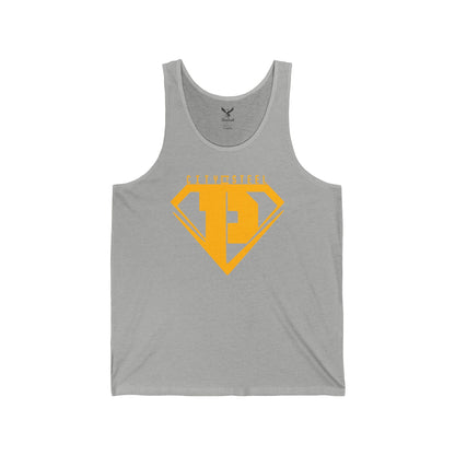 City of Steel - Unisex Jersey Tank - Bold Graphic Tee for Everyday Wear