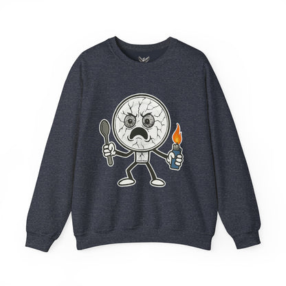 Crack Head - Unisex Crewneck Sweatshirt - Comfortable Stylish Apparel for Everyday Wear