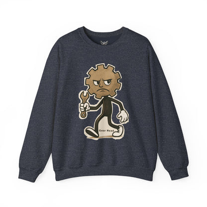 Gear Head - Unisex Crewneck Sweatshirt - Comfortable Stylish Apparel for Everyday Wear