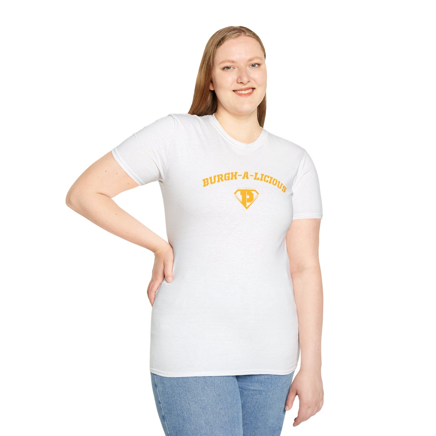 Burgh-A-Licious - City of Steel - Unisex Softstyle T-Shirt Graphic