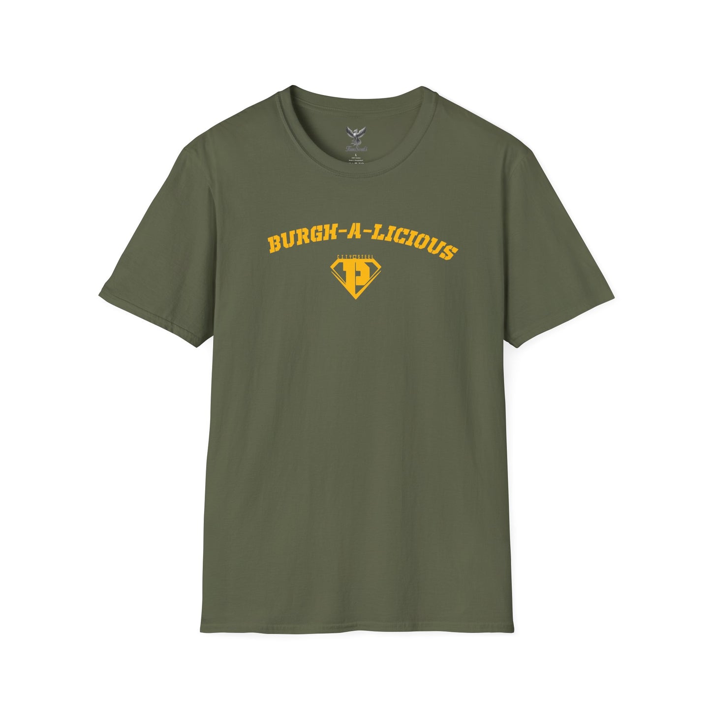 Burgh-A-Licious - City of Steel - Unisex Softstyle T-Shirt Graphic