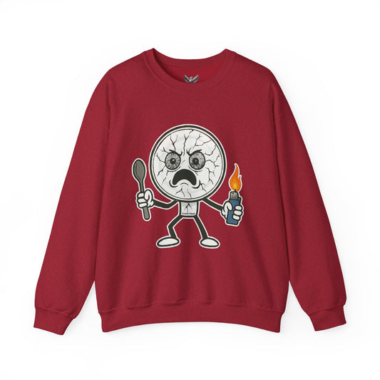 Crack Head - Unisex Crewneck Sweatshirt - Comfortable Stylish Apparel for Everyday Wear