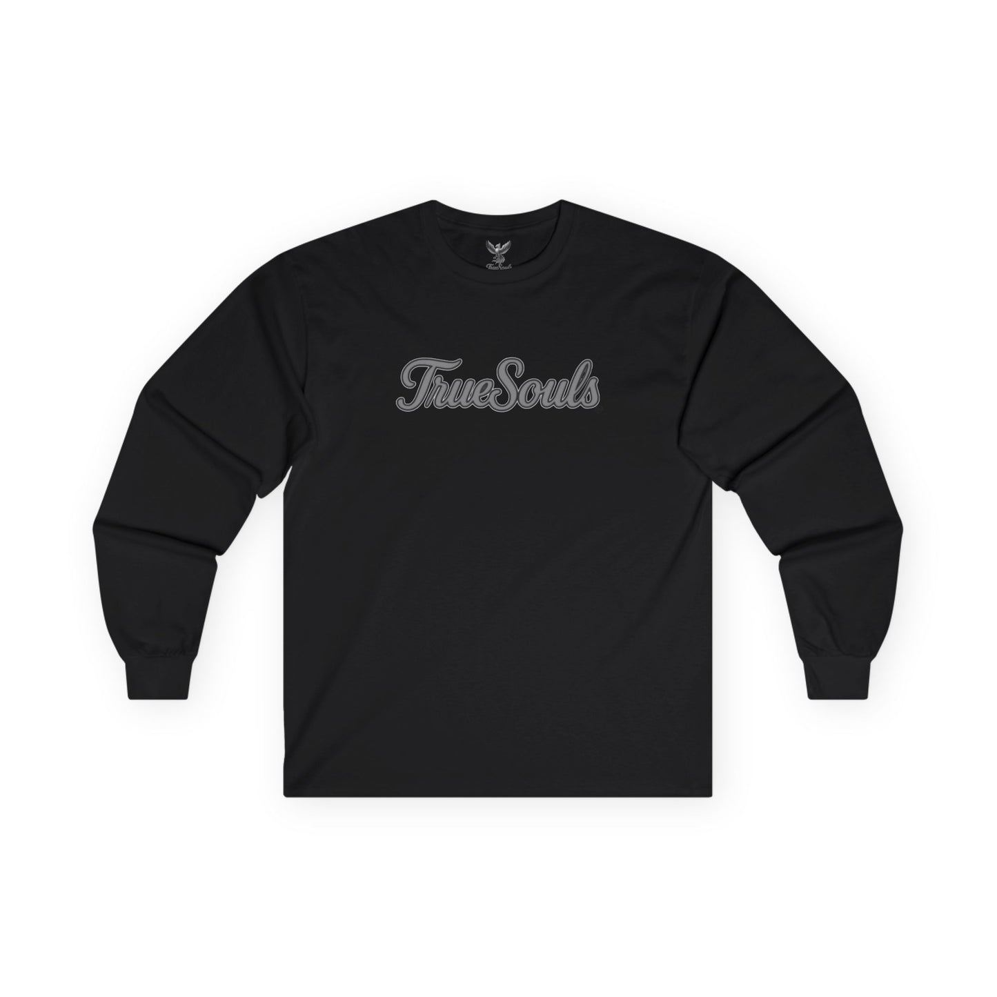 True Souls Black & White Phoenix on Back Long Sleeve Tee