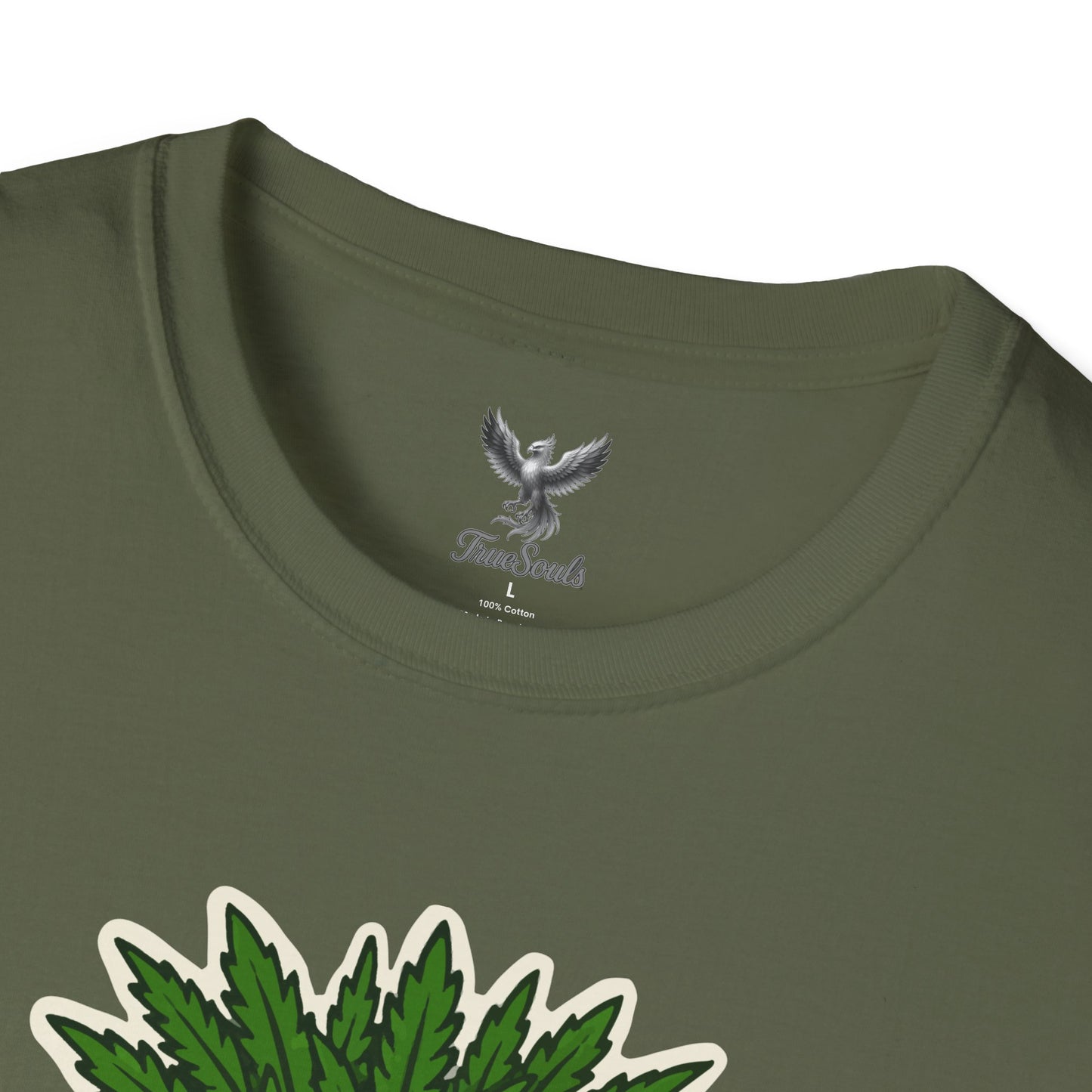 Pot Head - Funny Cannabis Plant T-Shirt - Unisex Softstyle Tee