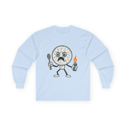 Crack Head- Long Sleeve Tee - Unisex Ultra Cotton Shirt
