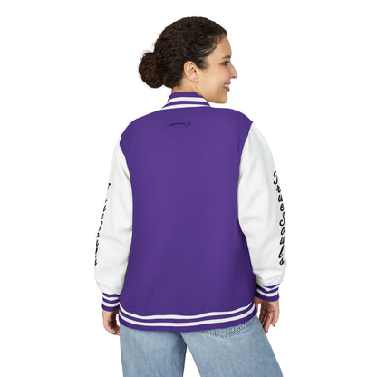 TrueSouls Double Heart Letterman Jacket