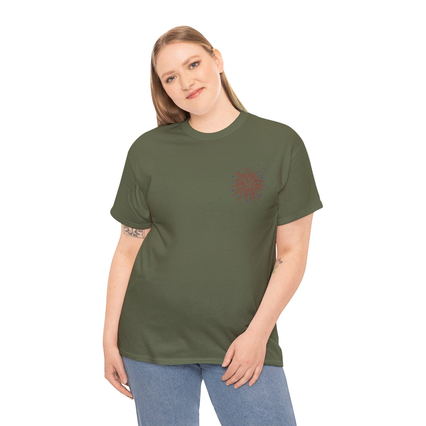 Fourth of July Freedom Tee - Unisex Cotton Shirt for Independence Day - Direct to Garment