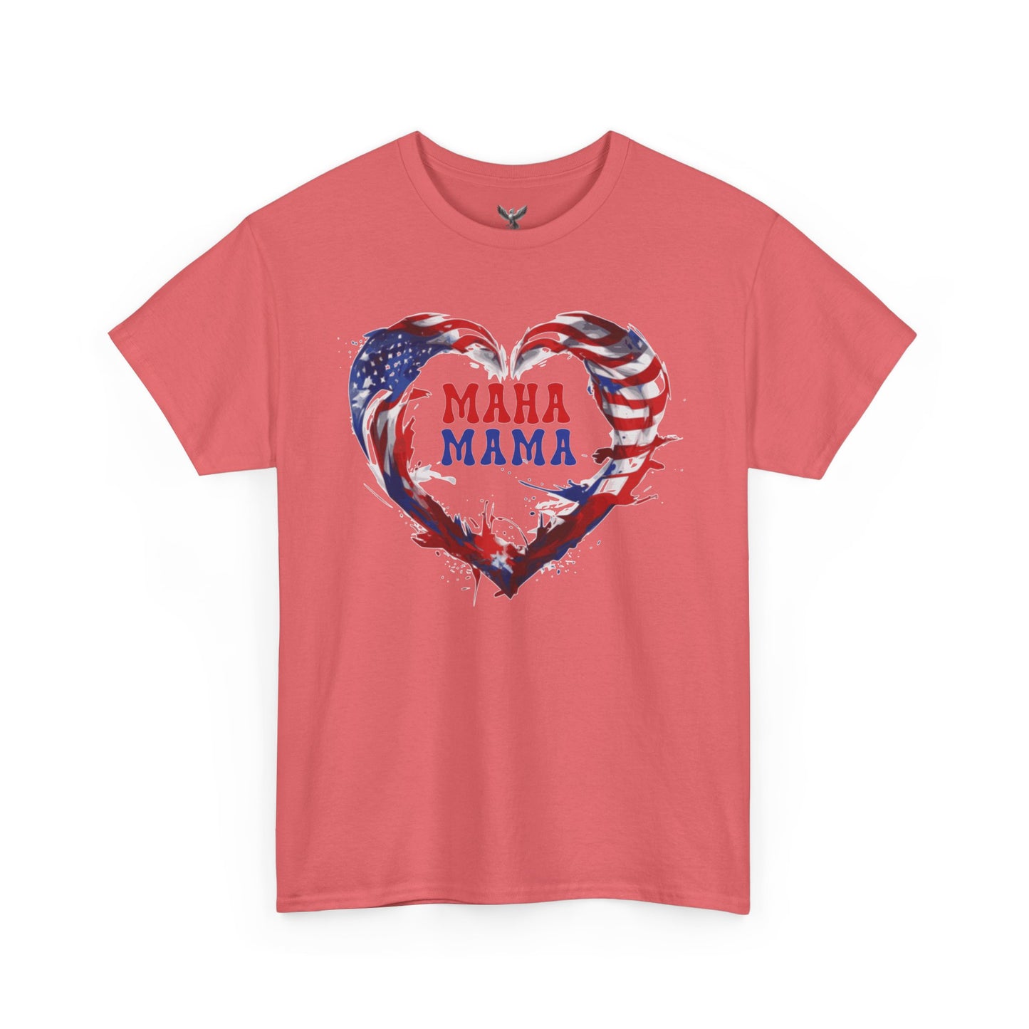MAHA Mama Patriotic Heart Tee