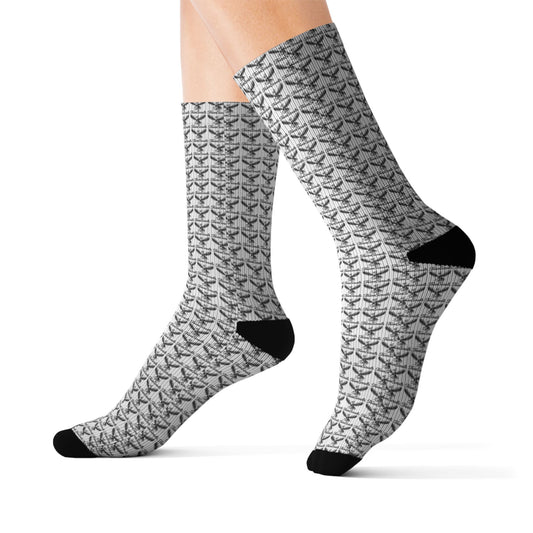 TrueSouls Logo Knit-Pattern Sublimation Socks