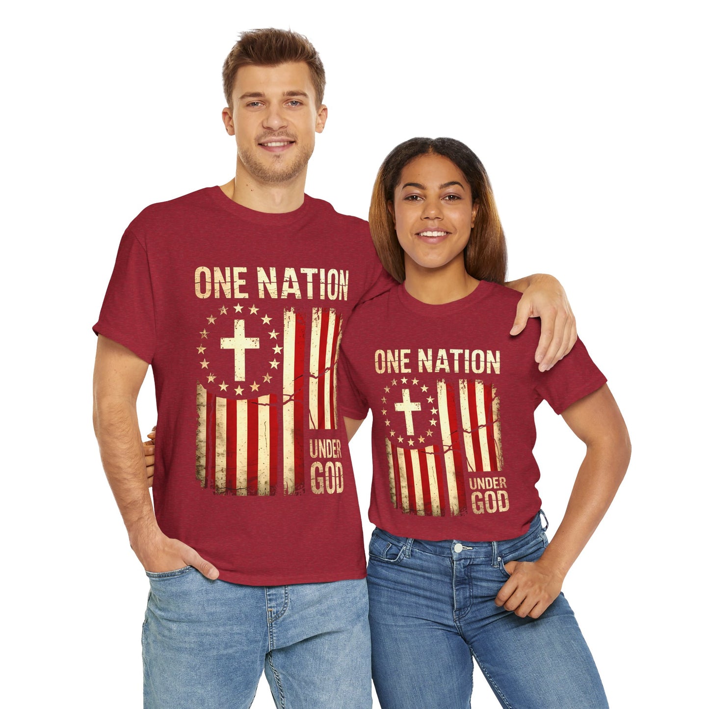 One Nation Under God Tee - Direct to Garment