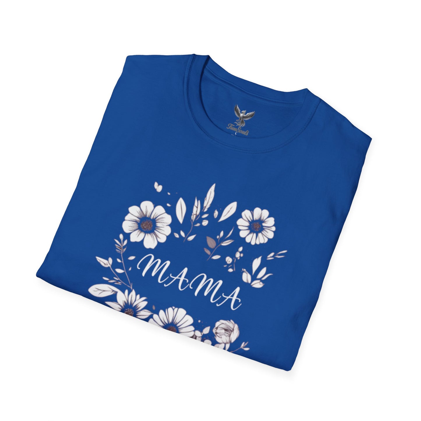 Mama- Flowers - Unisex Softstyle T-Shirt Graphic