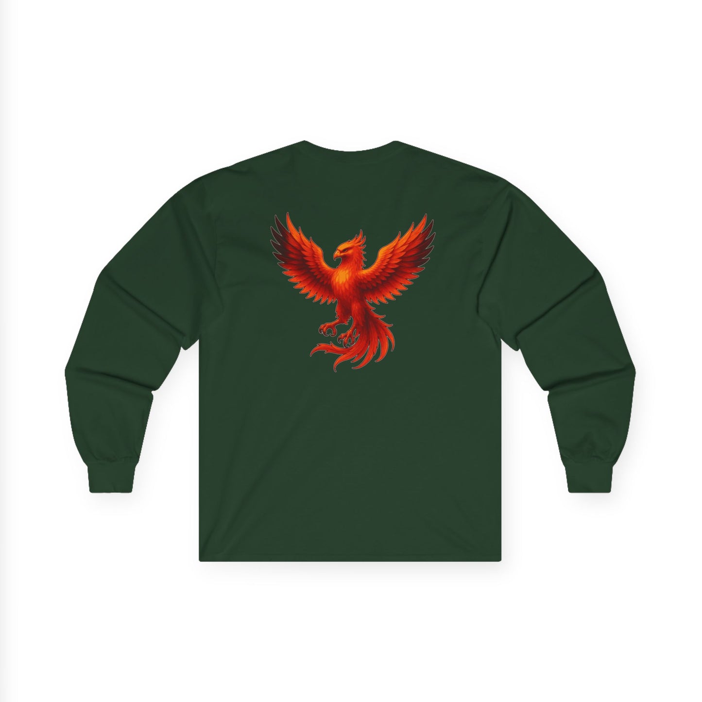True Souls Phoenix Graphic on Back Long Sleeve Tee