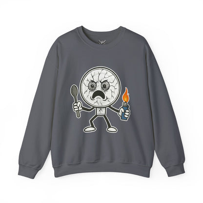 Crack Head - Unisex Crewneck Sweatshirt - Comfortable Stylish Apparel for Everyday Wear