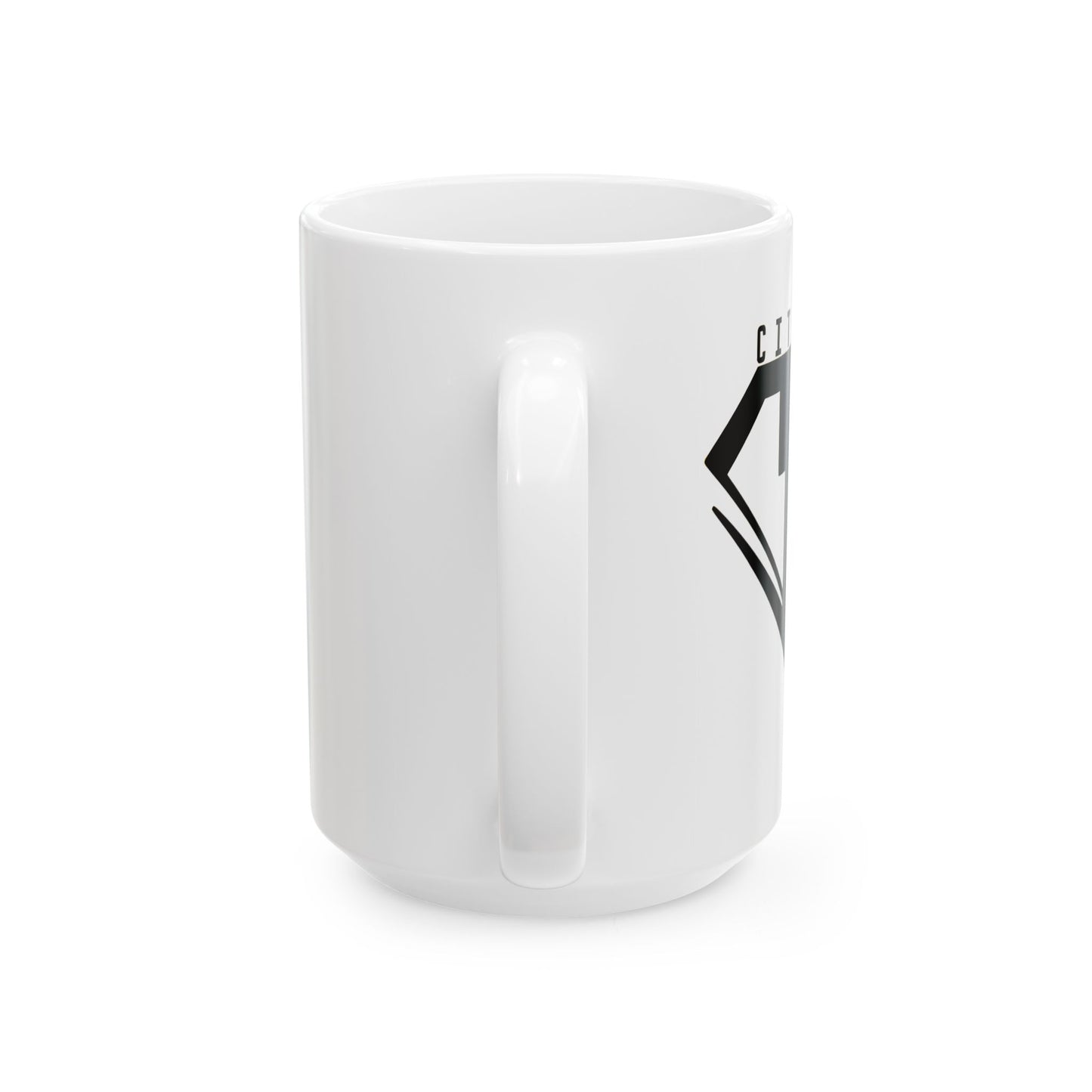 City of Steel Black Out Mug - 11oz & 15oz Ceramic Coffee Cup