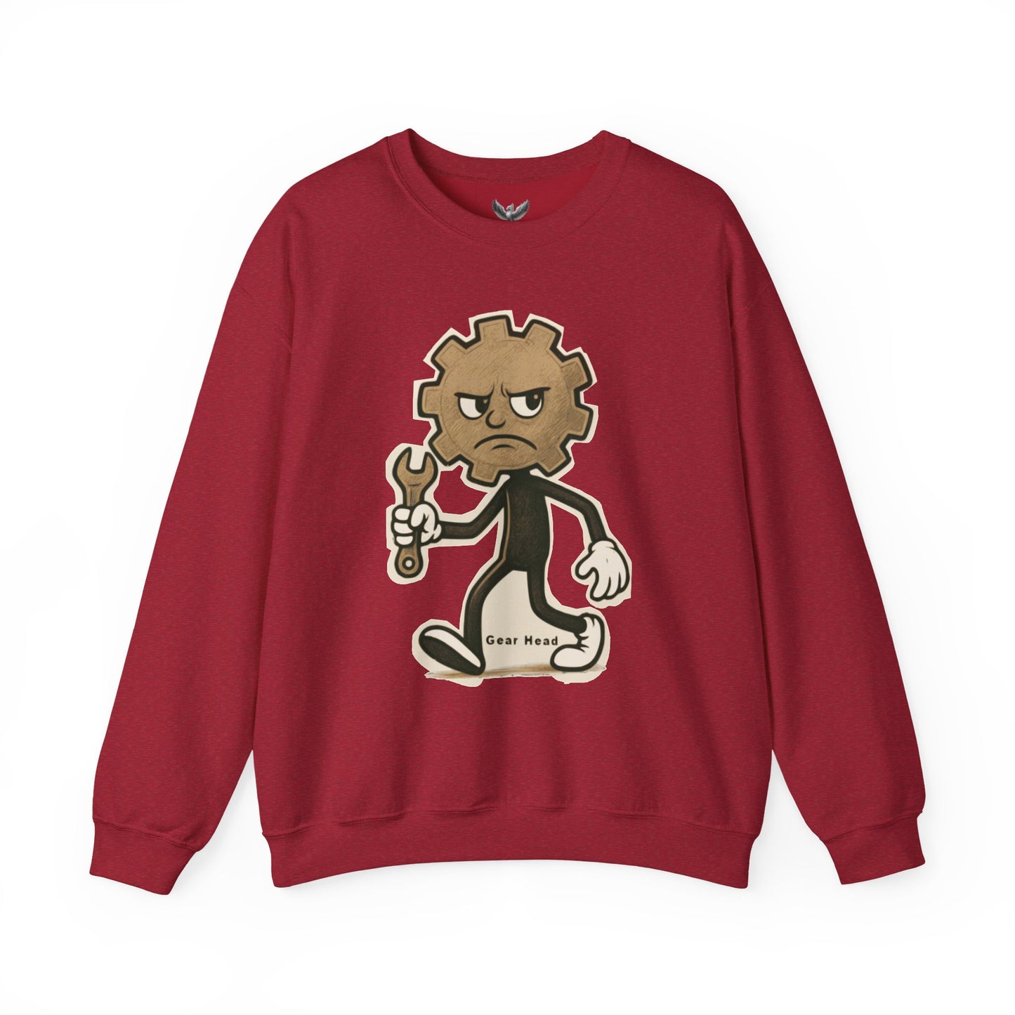 Gear Head - Unisex Crewneck Sweatshirt - Comfortable Stylish Apparel for Everyday Wear