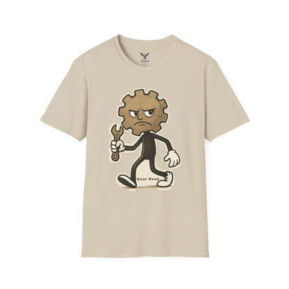 Gear Head - Funny T-Shirt - Unisex Softstyle Tee