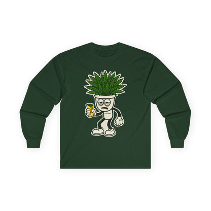 Pot Head - Long Sleeve Tee - Unisex Ultra Cotton Shirt