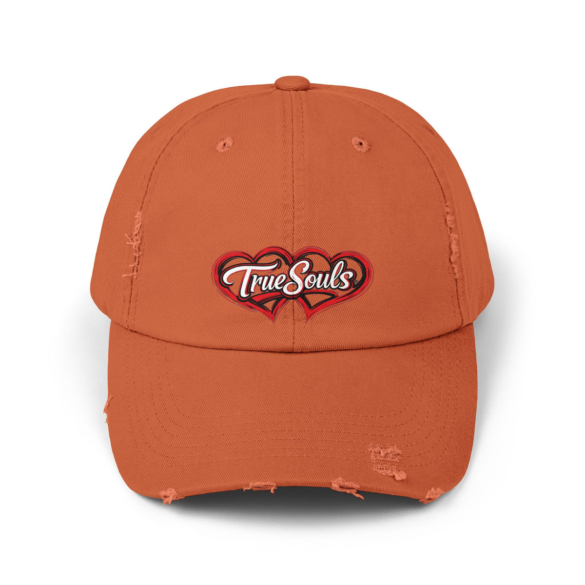 True Souls Double Heart Distressed Hat