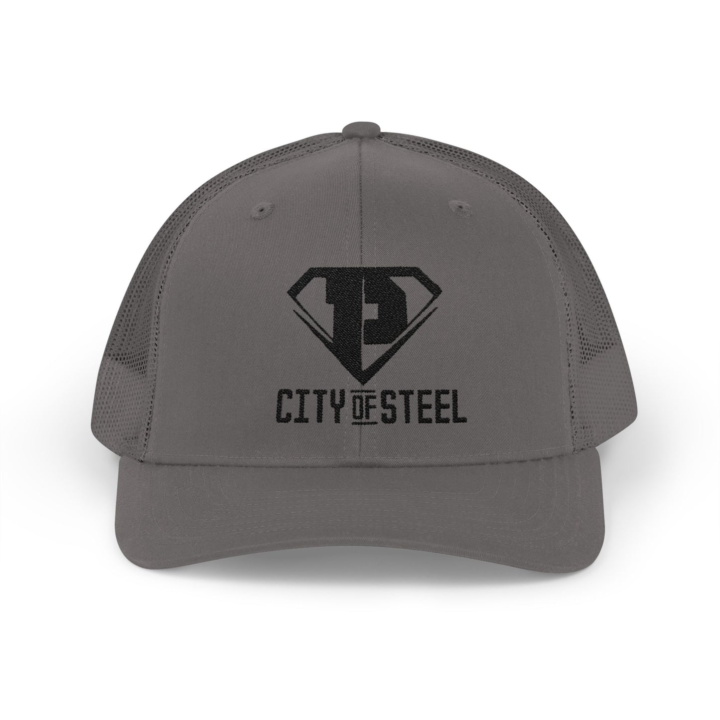 City of Steel Snapback Trucker Cap - Trendy Baseball Hat for Sports, Casual Wear, Gifts, Outdoor Events, Men and Women