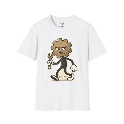 Gear Head - Funny T-Shirt - Unisex Softstyle Tee