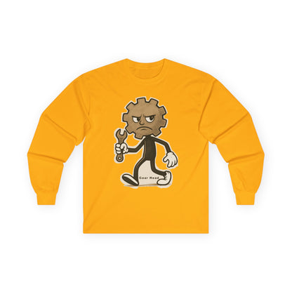 Gear Head - Long Sleeve Tee - Unisex Ultra Cotton Shirt