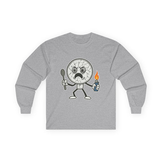 Crack Head- Long Sleeve Tee - Unisex Ultra Cotton Shirt