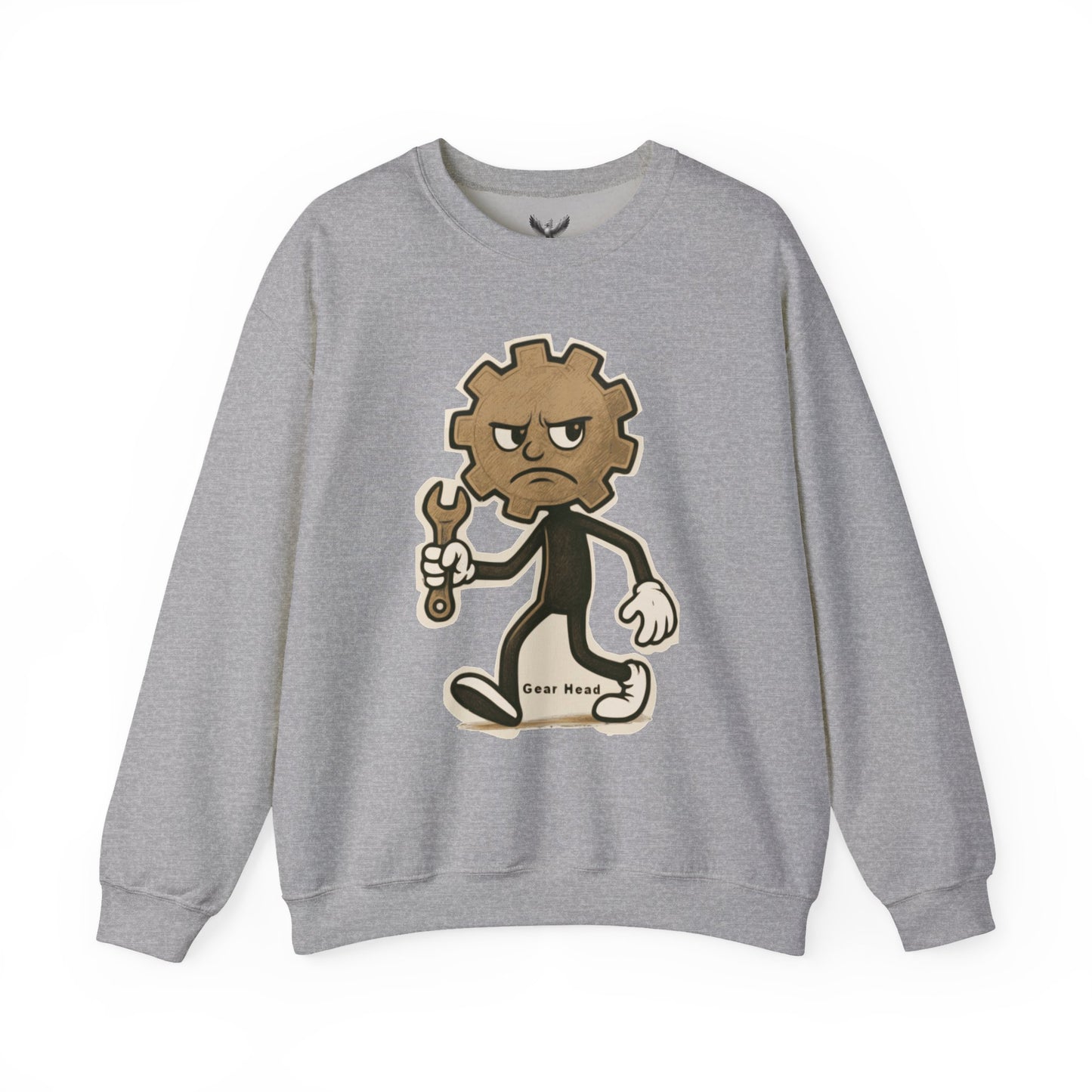 Gear Head - Unisex Crewneck Sweatshirt - Comfortable Stylish Apparel for Everyday Wear