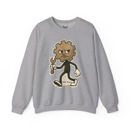 Gear Head - Unisex Crewneck Sweatshirt - Comfortable Stylish Apparel for Everyday Wear