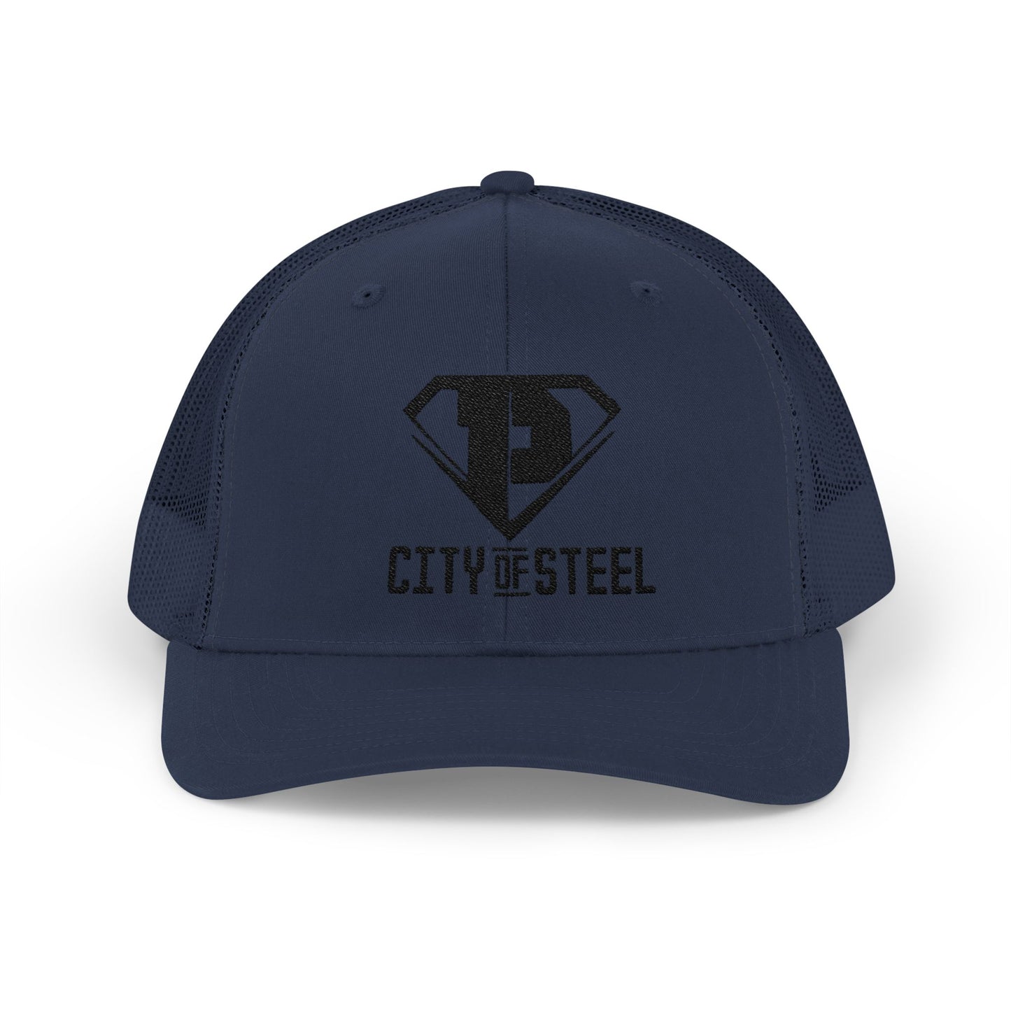 City of Steel Snapback Trucker Cap - Trendy Baseball Hat for Sports, Casual Wear, Gifts, Outdoor Events, Men and Women