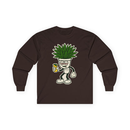 Pot Head - Long Sleeve Tee - Unisex Ultra Cotton Shirt