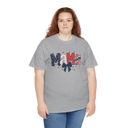 Patriotic Mama Tee - Unisex Cotton Shirt for Moms