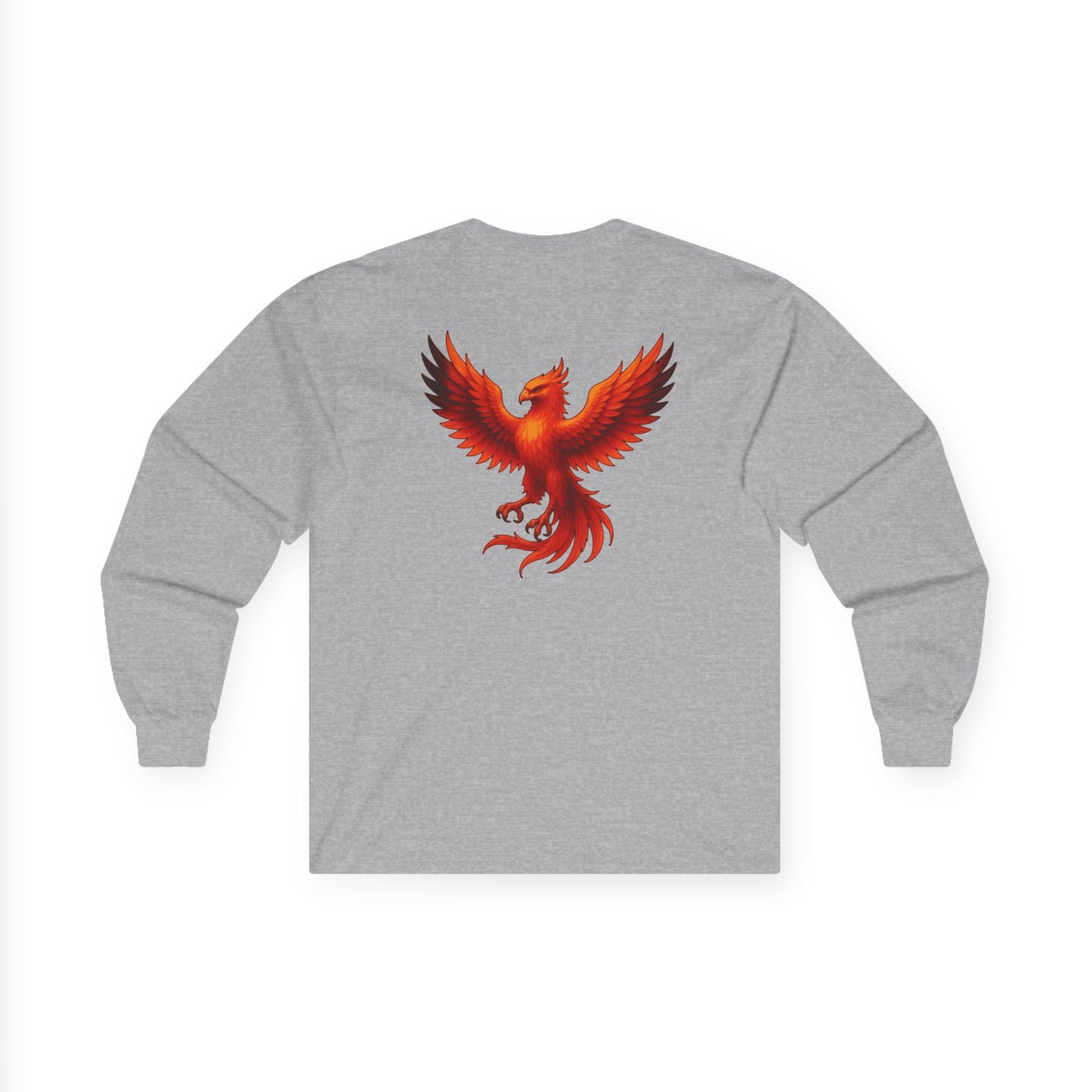 True Souls Phoenix Graphic on Back Long Sleeve Tee