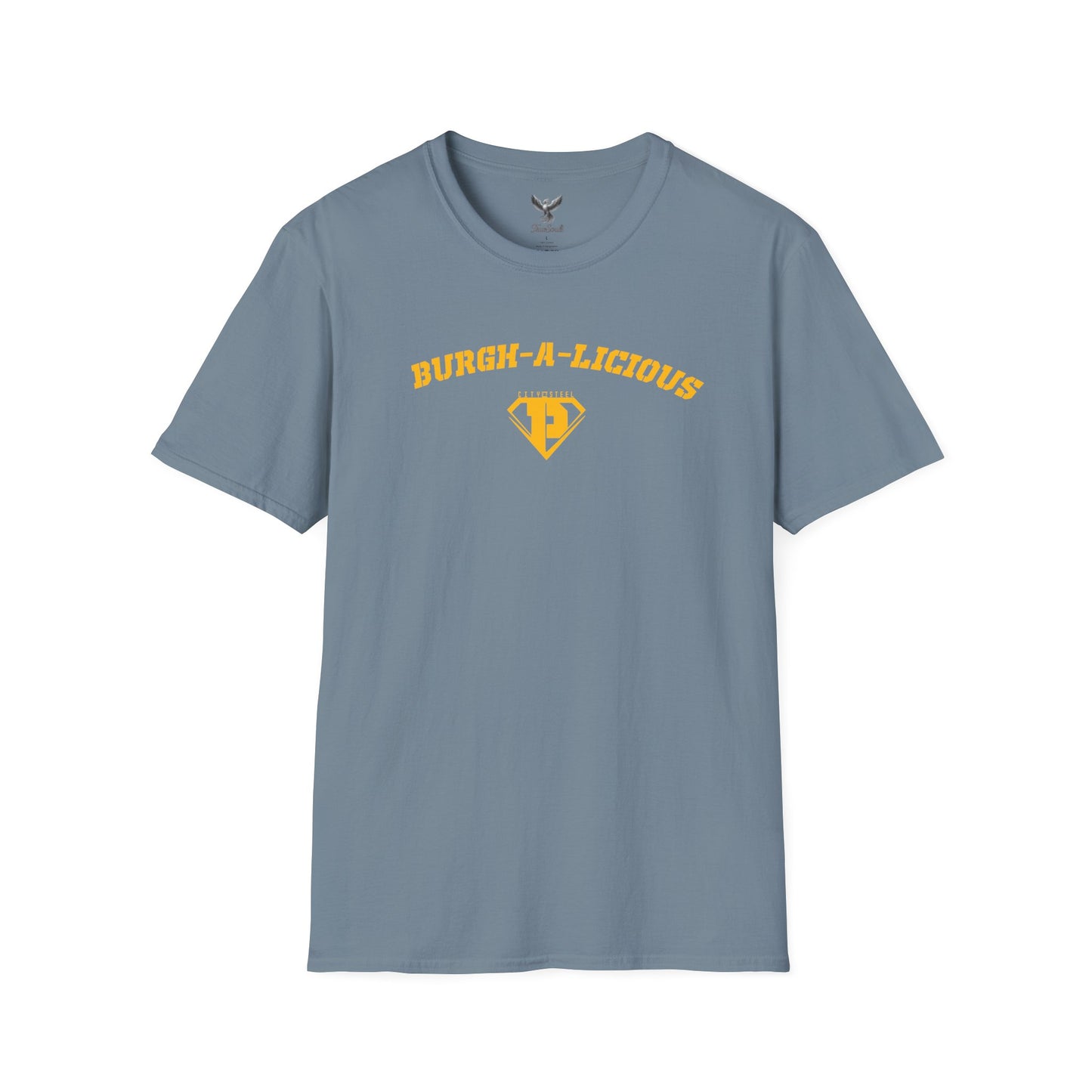 Burgh-A-Licious - City of Steel - Unisex Softstyle T-Shirt Graphic