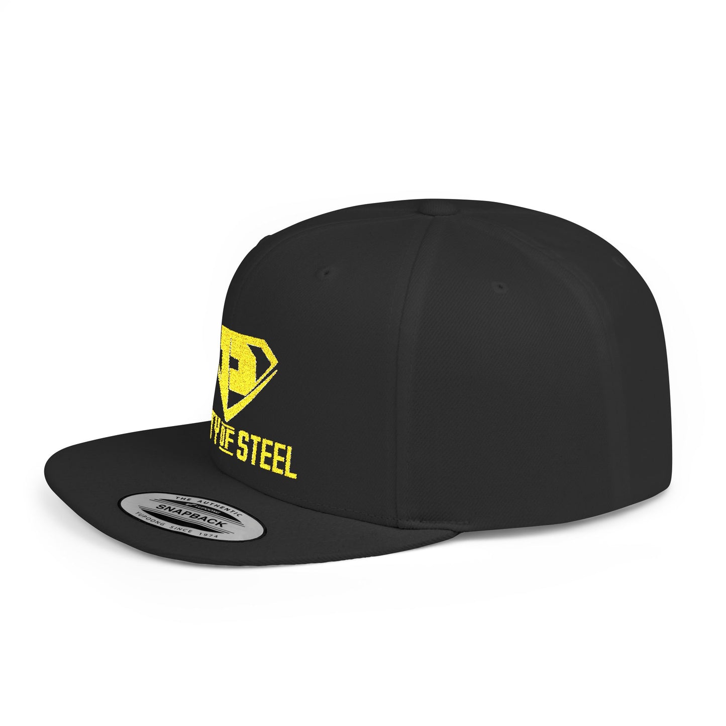 City Of Steel - Stylish Flat Bill Snapback Cap, Trendy Streetwear Hat for Men and Women, Cool Gift for Birthdays, Festivals, and Sports