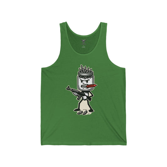 Jar Head - Unisex Jersey Tank - Bold Graphic Tee for Everyday Wear