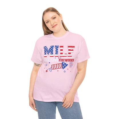 Patriotic MILF Fireworks Tee - Direct to Garment