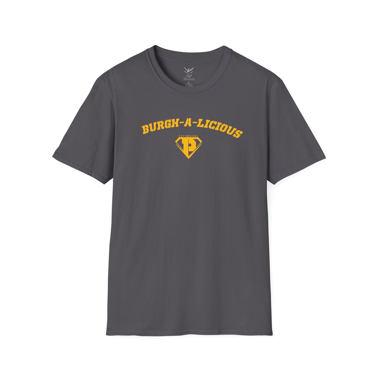 Burgh-A-Licious - City of Steel - Unisex Softstyle T-Shirt Graphic