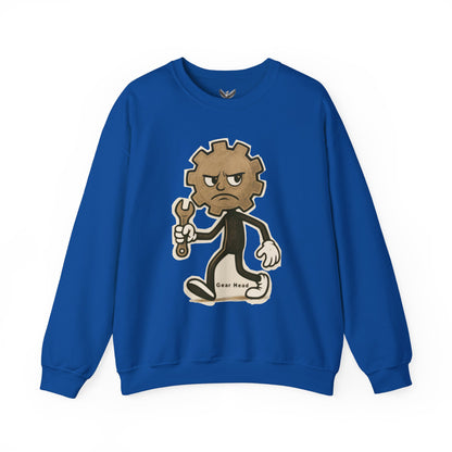 Gear Head - Unisex Crewneck Sweatshirt - Comfortable Stylish Apparel for Everyday Wear
