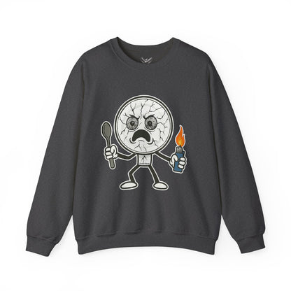 Crack Head - Unisex Crewneck Sweatshirt - Comfortable Stylish Apparel for Everyday Wear