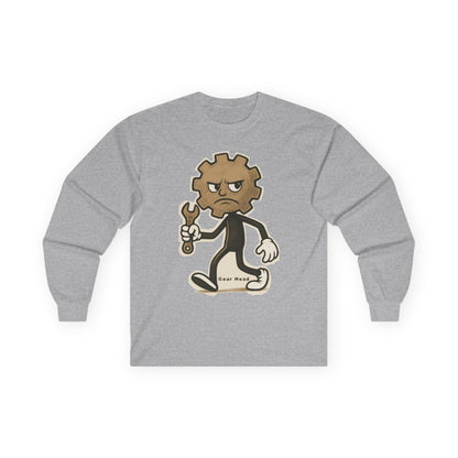 Gear Head - Long Sleeve Tee - Unisex Ultra Cotton Shirt