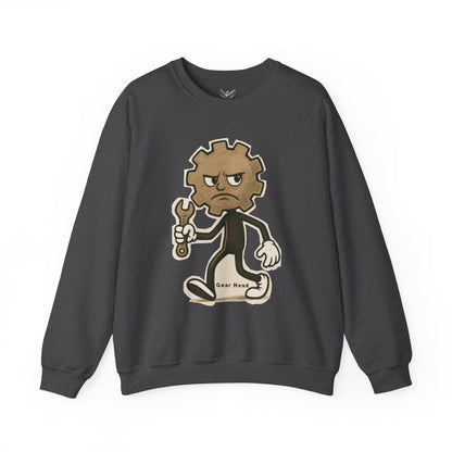 Gear Head - Unisex Crewneck Sweatshirt - Comfortable Stylish Apparel for Everyday Wear