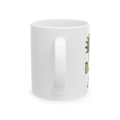 Pot Head - Funny Ceramic Mug - 11oz & 15oz Ceramic Coffee Cup